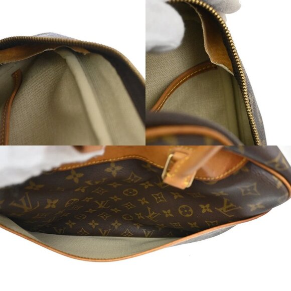 LOUIS VUITTON LV Logo Deauville Hand Bag Monogram Leather Brown M47270 89TA045 - Picture 16 of 16